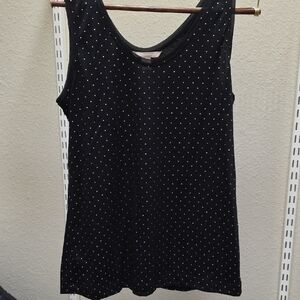 Banana Republic Black Studded Sleeveless Tank
